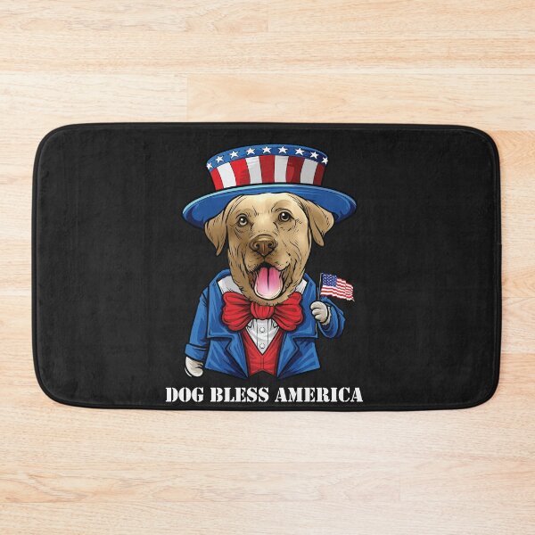 Item preview, Yellow Labrador Retriever Dog Bless America yellow lab designed and sold by whyitsme.