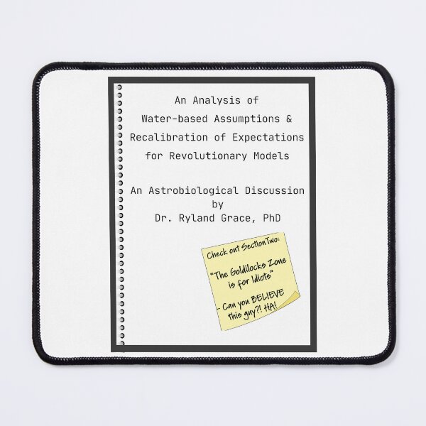 Item preview, Dr Ryland Grace Thesis designed and sold by Catt's Creations.
