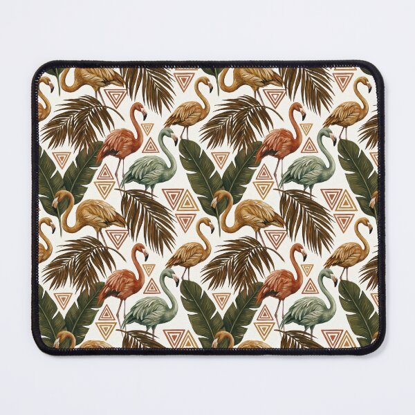 Item preview, Vintage Boho Tropical Flamingo Animal Pattern designed and sold by arteresting-art.