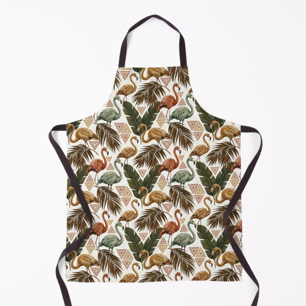 Item preview, Vintage Boho Tropical Flamingo Animal Pattern designed and sold by arteresting-art.