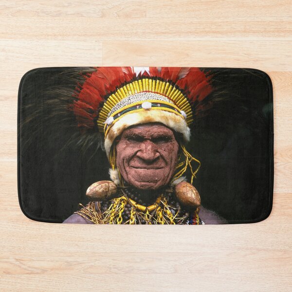 Item preview, Papua New Guinea Chief's Headdress Art Photo designed and sold by DEC02.