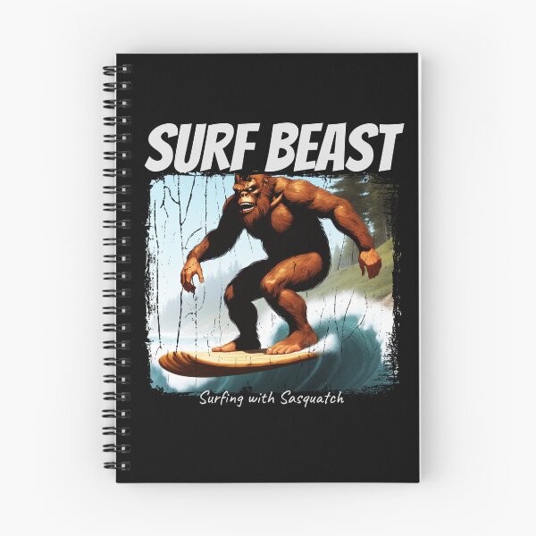 Item preview, Cannabis Strain Surf Beast - Surfing with Sasquatch Distressed Design designed and sold by Coder-T.