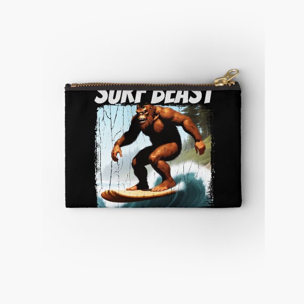 Item preview, Cannabis Strain Surf Beast - Surfing with Sasquatch Distressed Design designed and sold by Coder-T.