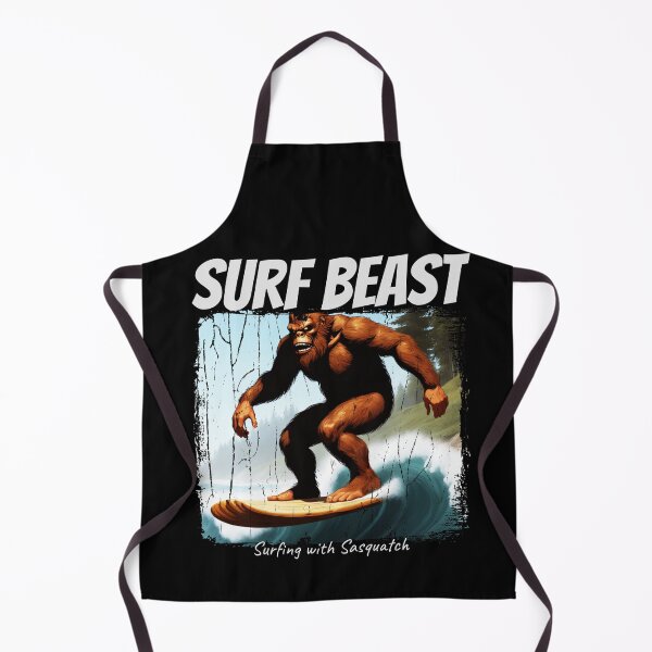 Item preview, Cannabis Strain Surf Beast - Surfing with Sasquatch Distressed Design designed and sold by Coder-T.