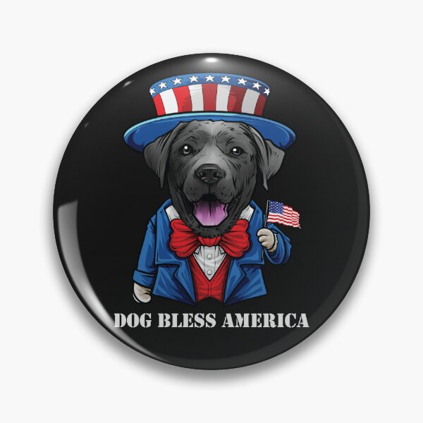 Item preview, Black Labrador Retriever Dog Bless America black lab designed and sold by whyitsme.