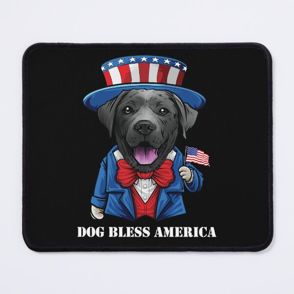 Item preview, Black Labrador Retriever Dog Bless America black lab designed and sold by whyitsme.