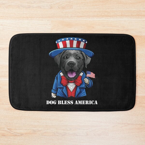 Item preview, Black Labrador Retriever Dog Bless America black lab designed and sold by whyitsme.