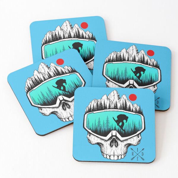 Item preview, Snowboard Skull designed and sold by NoThoughtsCat.