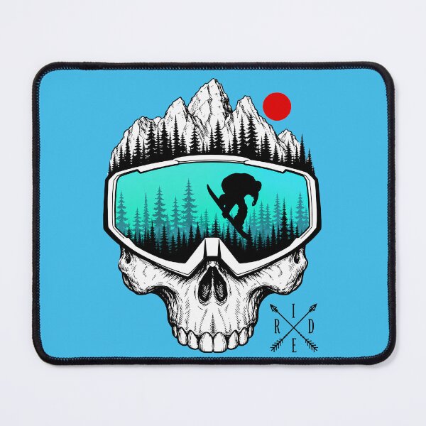 Item preview, Snowboard Skull designed and sold by NoThoughtsCat.