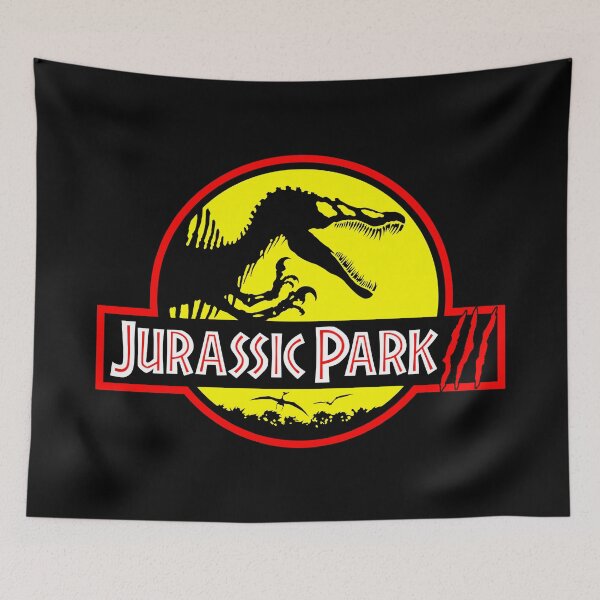Item preview,  yellow retro logo spinosaurus jurassic logo 2001  designed and sold by Blck-Acid-Devil.