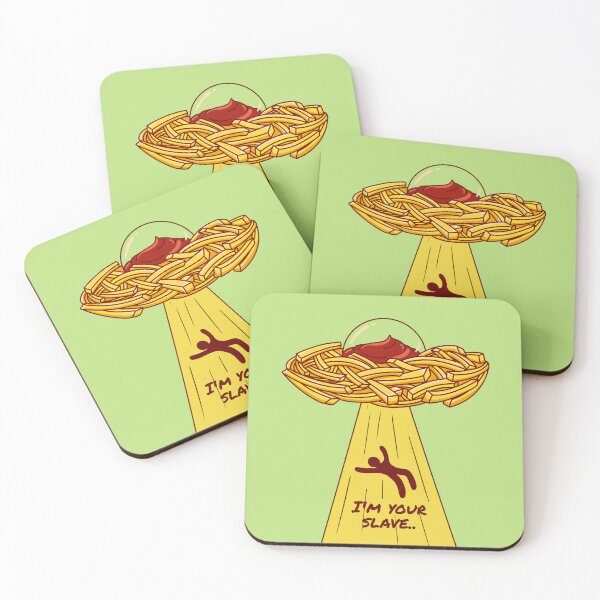 Item preview, French Fries UFO Abduction designed and sold by danhoodstudio.