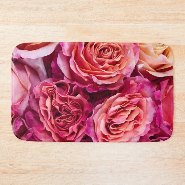 Item preview, Romantic Pink And Red Roses Floral Bouquet designed and sold by DEC02.