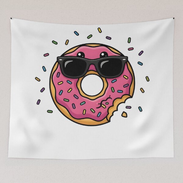 Item preview, Cool Donut With Sunglasses - Funny Donut Meme Art designed and sold by smouzy.