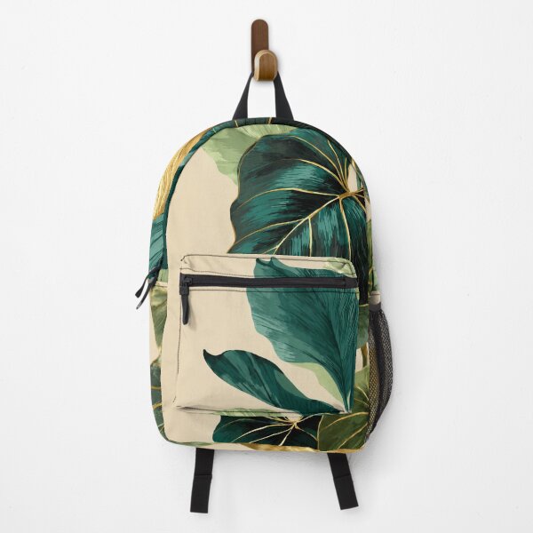 Item preview, Luxury Botanical Emerald Monstera Leaves Illustration designed and sold by bosamji.