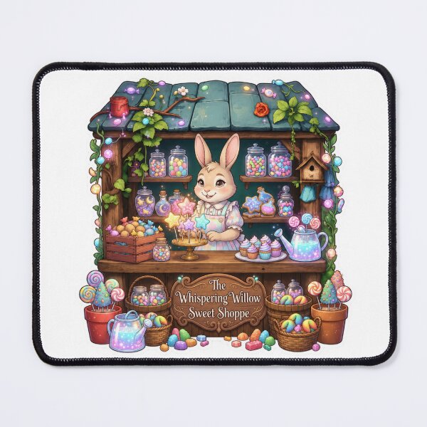 Item preview, Whispering Willow Sweet Shoppe | Kawaii Bunny Candy Shop | Fantasy Candy Store | Cottagecore Sweets | Magical Bunny Baker designed and sold by MrDev.