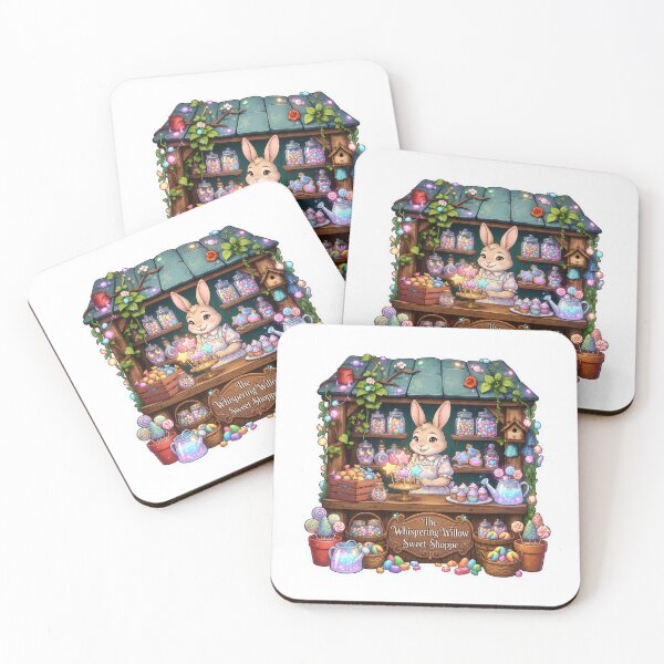 Item preview, Whispering Willow Sweet Shoppe | Kawaii Bunny Candy Shop | Fantasy Candy Store | Cottagecore Sweets | Magical Bunny Baker designed and sold by MrDev.