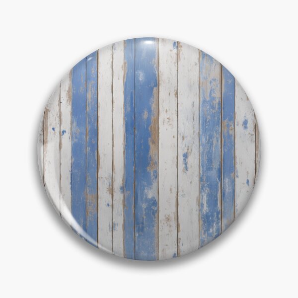 Item preview, Distressed Blue & White Wood Plank Pattern – Rustic Coastal Texture Design designed and sold by Grumpy-Bob.