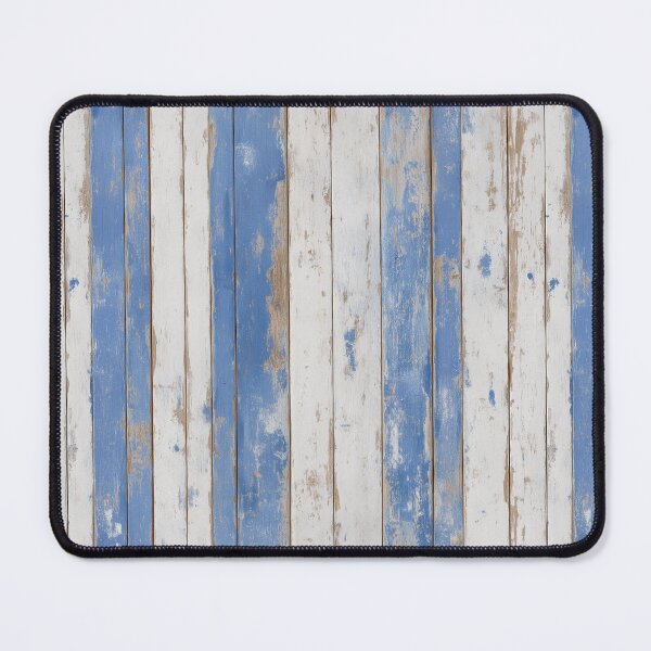 Item preview, Distressed Blue & White Wood Plank Pattern – Rustic Coastal Texture Design designed and sold by Grumpy-Bob.