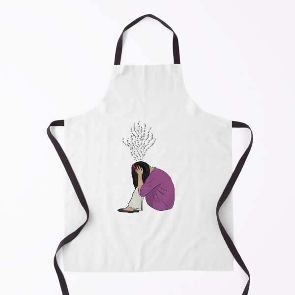 Item preview, My Thoughts Feel Loud Today | Mental Wellness Aesthetic Illustration designed and sold by ByAnaCarvajal.