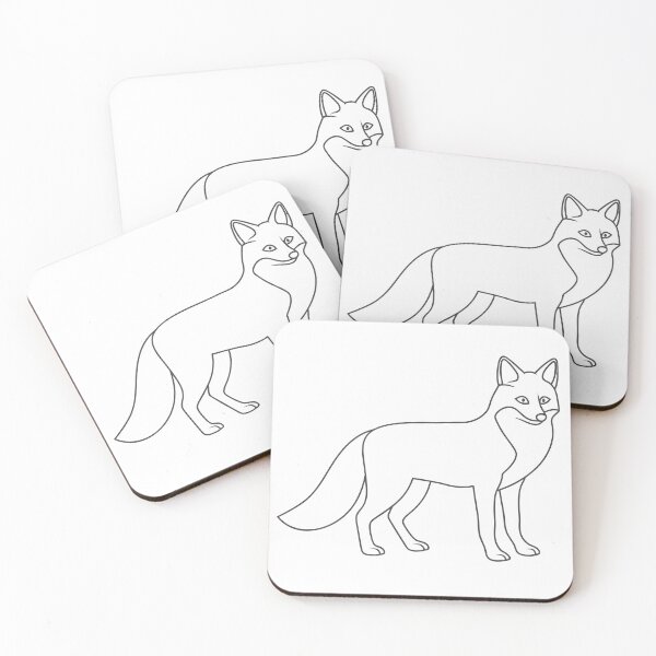 Item preview, Fox Elegant 1 Line Art Gift designed and sold by OneLine Studio.