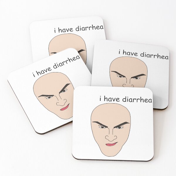 Item preview, “i have diarrhea” evil smirk doodle designed and sold by SlimyFish.