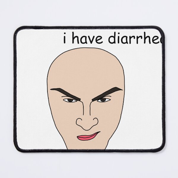 Item preview, “i have diarrhea” evil smirk doodle designed and sold by SlimyFish.
