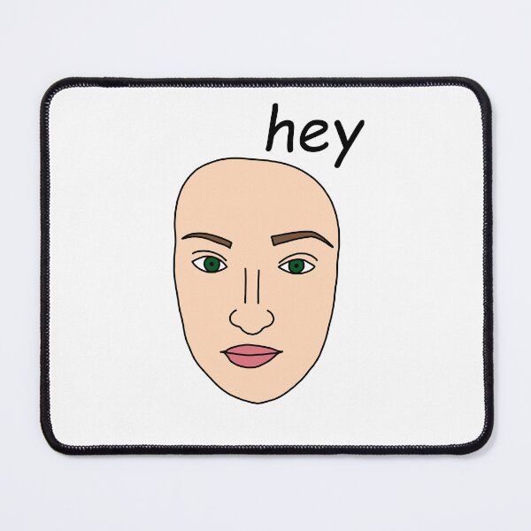 Item preview, “hey” silly doodle sticker designed and sold by SlimyFish.