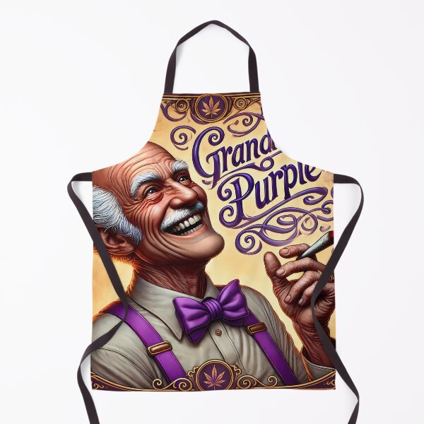 Item preview, Granddaddy Purple Vintage Cannabis Character Art designed and sold by 91bravo1029.
