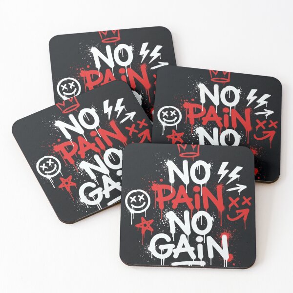 Item preview, No Pain No Gain Graffiti - Streetwear Spray Paint Fitness Art designed and sold by smouzy.