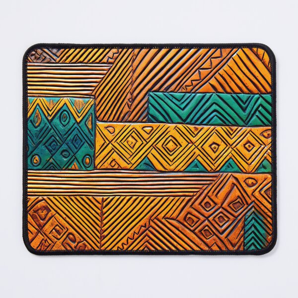 Item preview, Southwest Native American Aztec-Style Earth Tone Pattern designed and sold by DEC02.