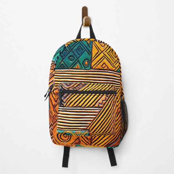 Item preview, Southwest Native American Aztec-Style Earth Tone Pattern designed and sold by DEC02.