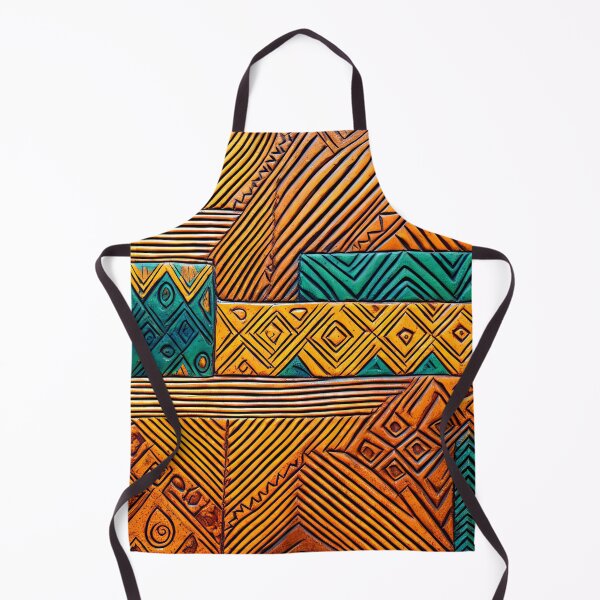 Item preview, Southwest Native American Aztec-Style Earth Tone Pattern designed and sold by DEC02.