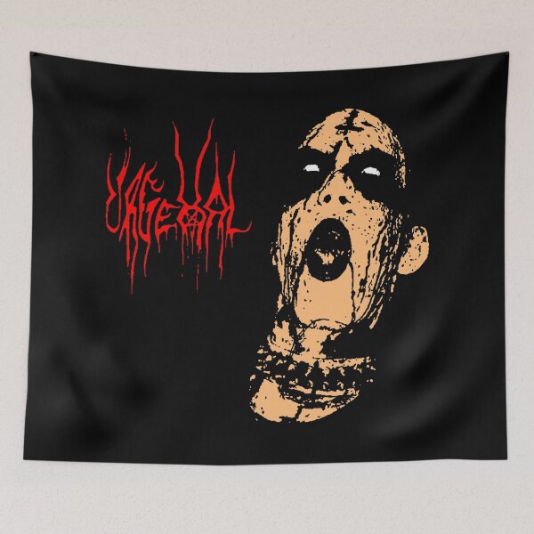 Item preview, Sillhouette face Black Metal Member Band designed and sold by HydroSketchy.
