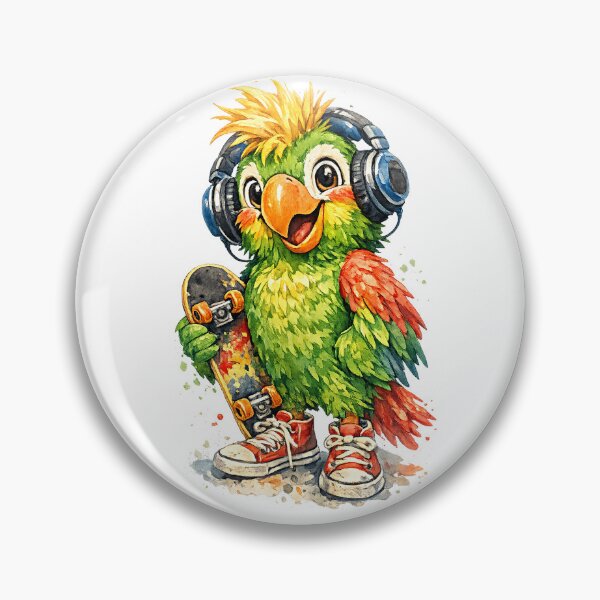Item preview, funny parrot cartoon funny designed and sold by fuzzyfox.