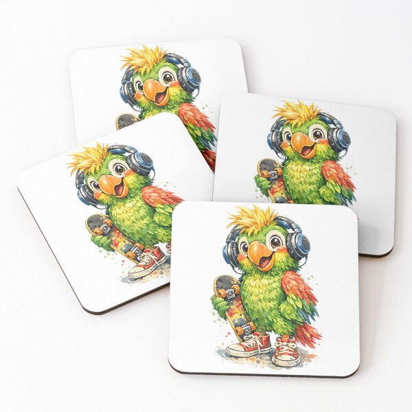 Item preview, funny parrot cartoon funny designed and sold by fuzzyfox.