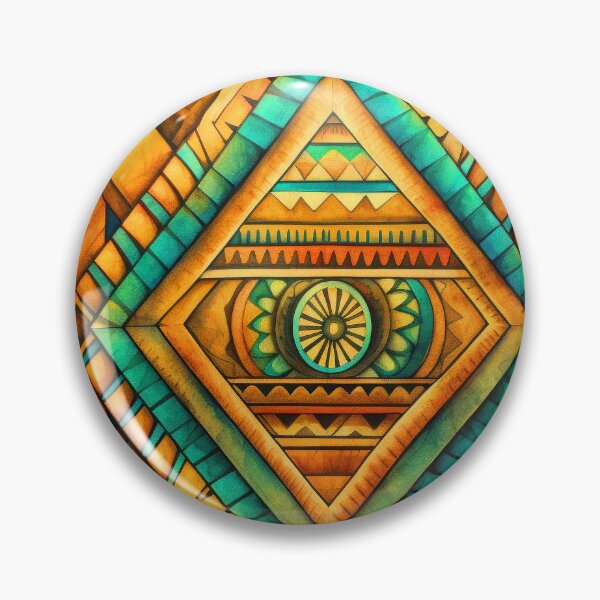 Item preview, Southwestern Native American Seafoam, Orange And Yellow Pattern designed and sold by DEC02.