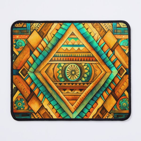 Item preview, Southwestern Native American Seafoam, Orange And Yellow Pattern designed and sold by DEC02.