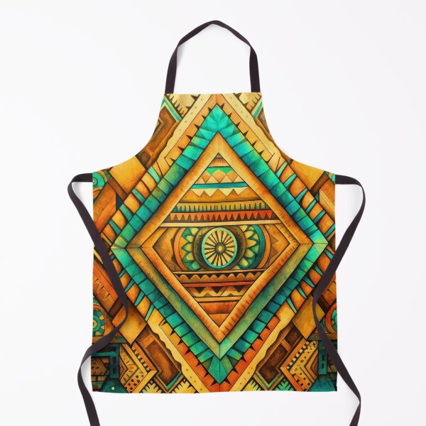 Item preview, Southwestern Native American Seafoam, Orange And Yellow Pattern designed and sold by DEC02.