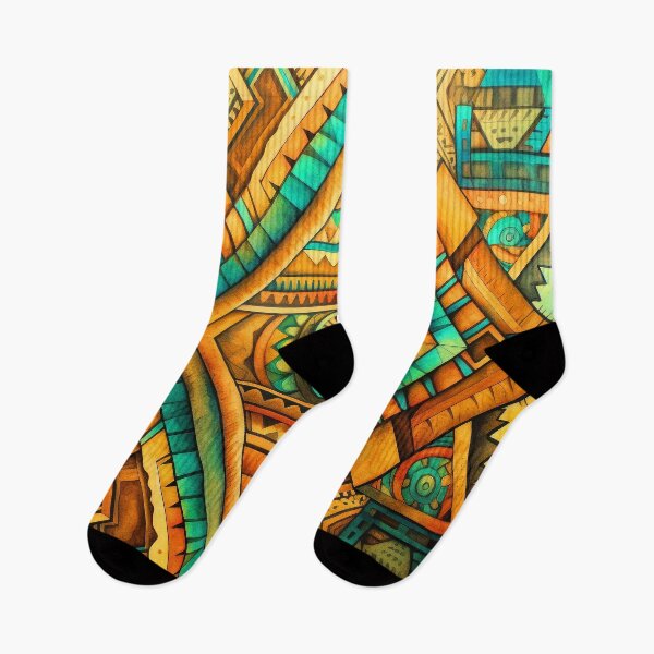 Item preview, Southwestern Native American Seafoam, Orange And Yellow Pattern designed and sold by DEC02.