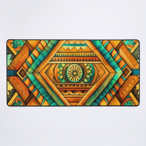 Item preview, Southwestern Native American Seafoam, Orange And Yellow Pattern designed and sold by DEC02.