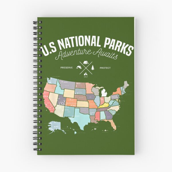 Item preview, US National Parks Adventure Map designed and sold by KochoscDesigs.
