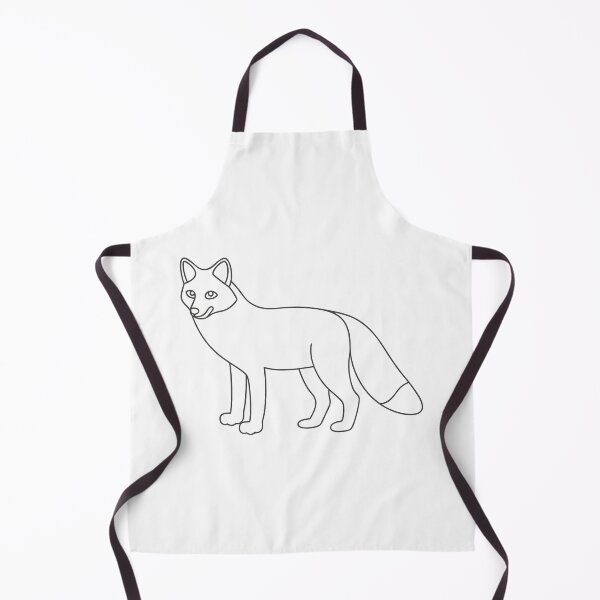 Item preview, Fox Friendly 2 Line Art Gift designed and sold by OneLine Studio.