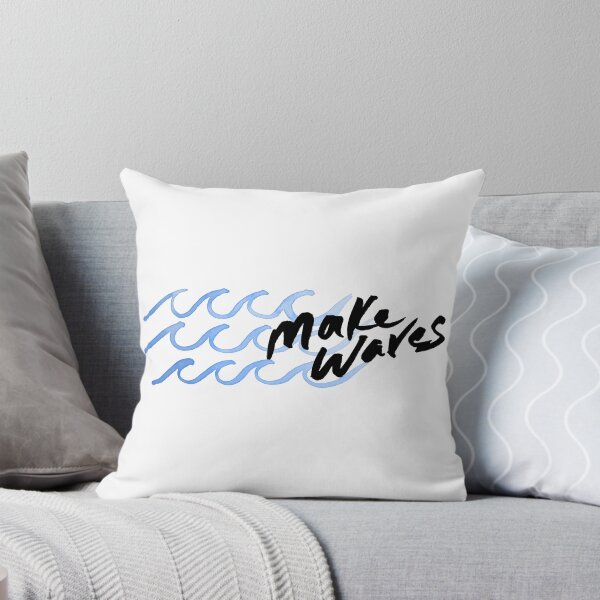 Item preview, Make Waves Triple Blue Watercolor designed and sold by Acadianpurls.