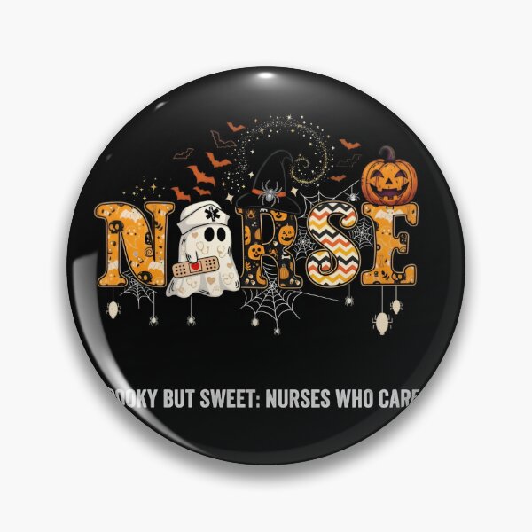 Item preview, Nurse Halloween Spooky But Sweet Nurses Who Care Ghost Nurse Cute Halloween Nurse Gift designed and sold by Zizo-DR44.