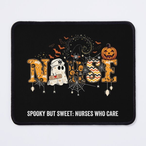 Item preview, Nurse Halloween Spooky But Sweet Nurses Who Care Ghost Nurse Cute Halloween Nurse Gift designed and sold by Zizo-DR44.