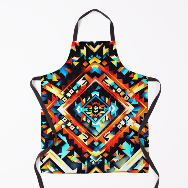 Item preview, Southwest Native American-Inspired Red And Black Pattern designed and sold by DEC02.