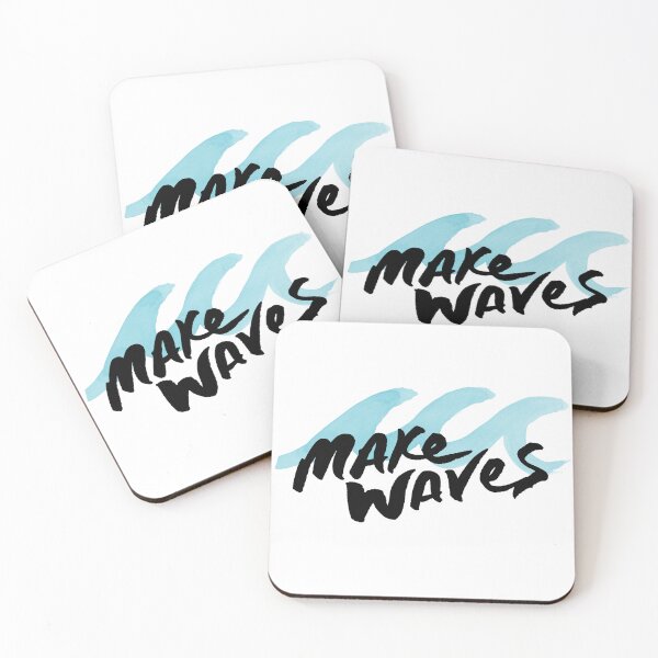 Item preview, Make Waves Blue Watercolor designed and sold by Acadianpurls.