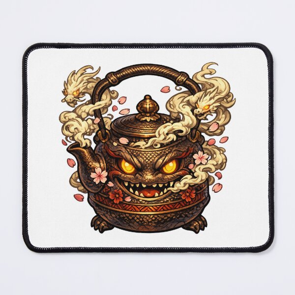 Item preview, Oni Spirit Teapot | Japanese Yokai Tea Kettle | Haunted Teapot | Samurai Fantasy | Japanese Mythology Art designed and sold by MrDev.