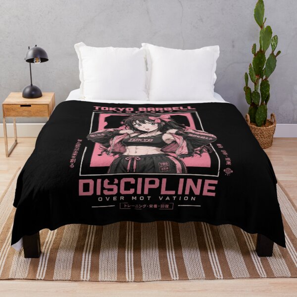 Item preview, Anime Gym Girl Tokyo Barbell Discipline Streetwear Design designed and sold by Digistore1221.