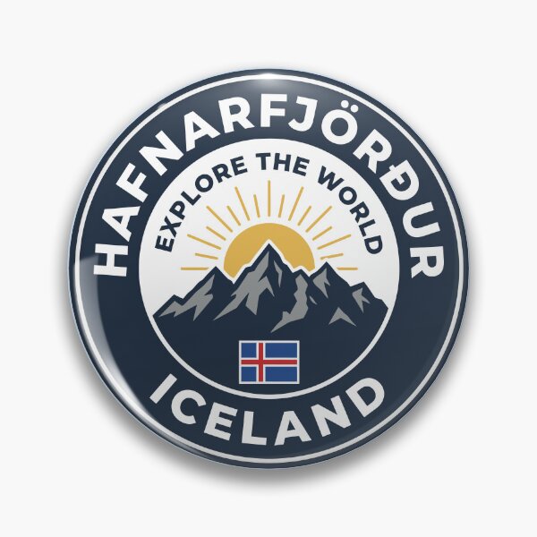 Item preview, Hafnarfjörður Iceland Nordic Crest Emblem designed and sold by Digital Art Works  Hub.